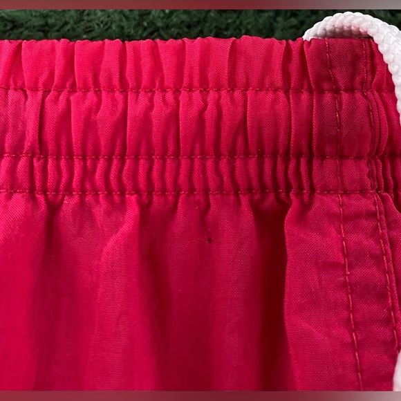 VTG 90s Nike Embroidered Swoosh Windbreaker Fuchsia Shorts W/ Pockets Men Medium - Picture 6 of 6